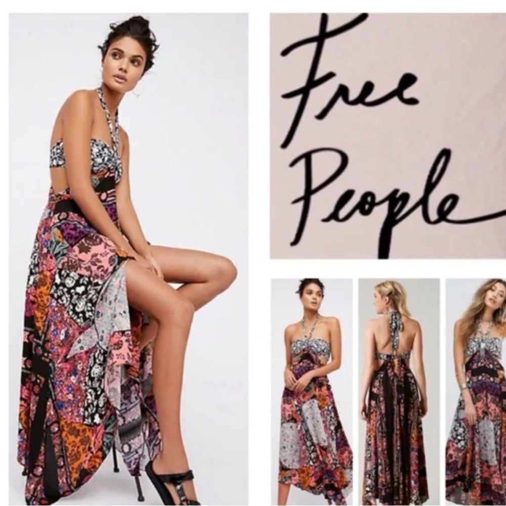 Anthropologie Floral Maxi Dress - Picture 4 of 4